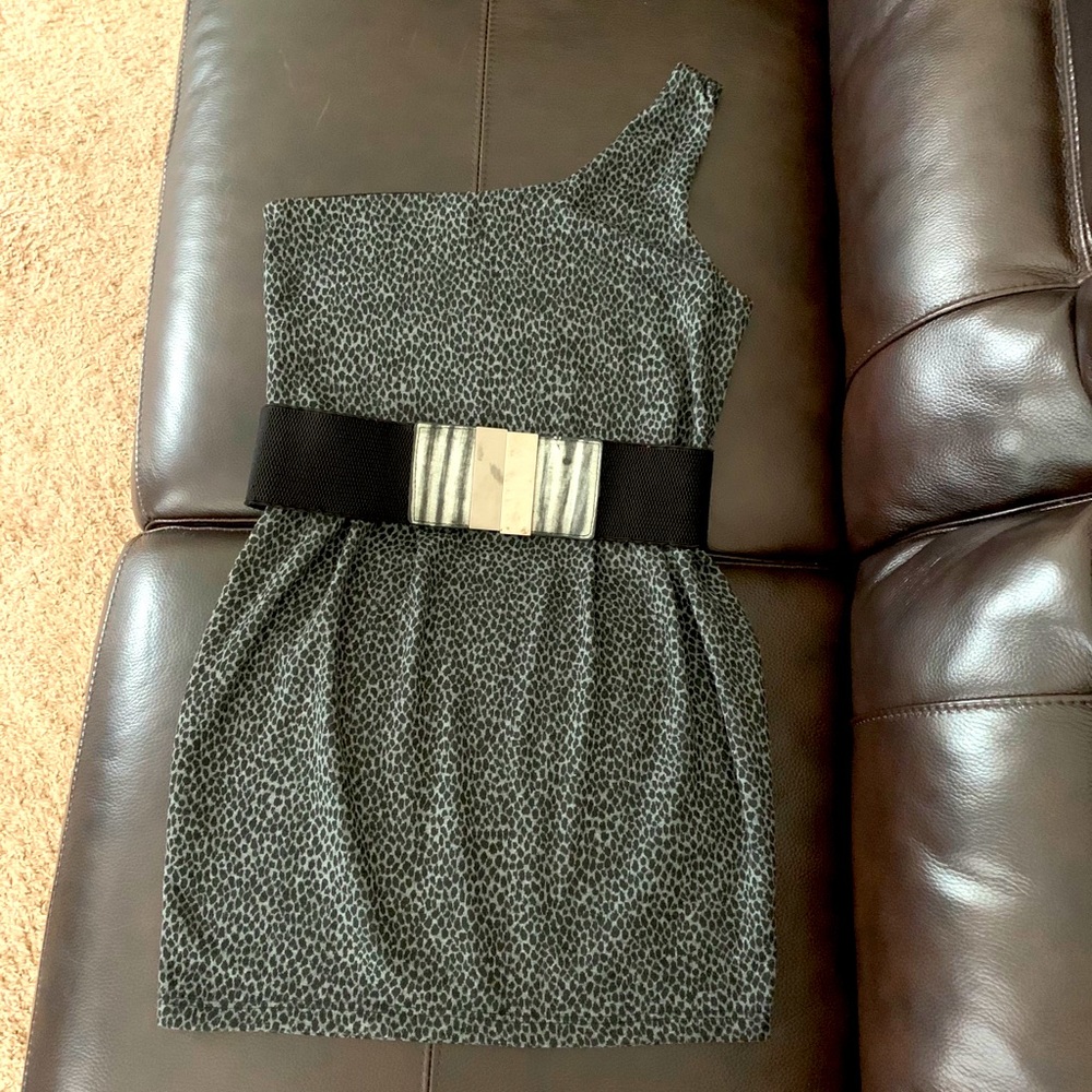 One shoulder dress